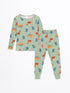 LC Waikiki Crew Neck Long Sleeve Printed Baby Boy Pajamas Set 2-Pack